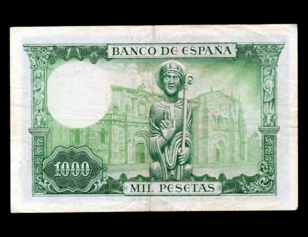 España 1000 Pesetas 1965 P#151 - Imagen 2