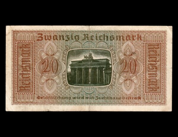 20 Reichsmark Reichskreditkassenschein - Imagen 2