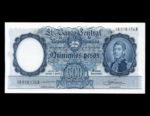 Argentina 500 Pesos Barnet Bot#2106