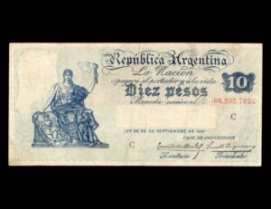 Argentina 10 Pesos Mignaquy Bot#1634