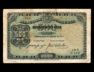 Portugal 500 Reis 1910 P#105