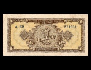 Rumania 1 Lev 1952 Ministerio De Finanzas P#81