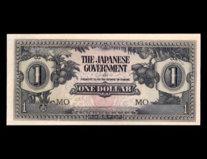 Malasia 1 Dollar 1942/45 Ocupacion Japonesa P#M5
