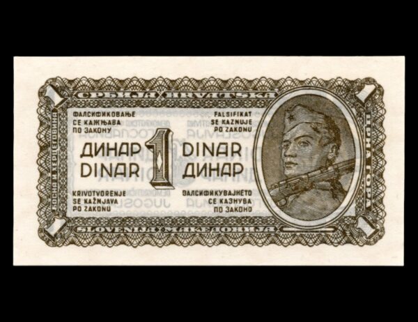Yugoslavia 1 Dinar 1944 P#48