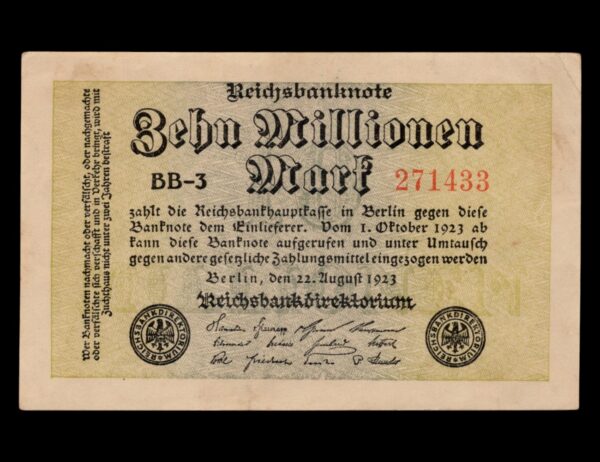 10 000 000 Mark Reichsbanknote