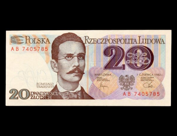 Polonia 20 Zlotys 1982 P#149