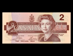 Canada 2 Dollars 1986 P#94