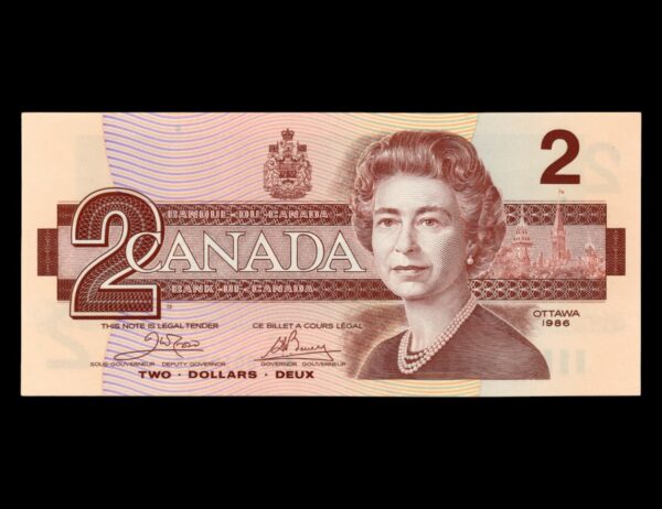 Canada 2 Dollars 1986 P#94