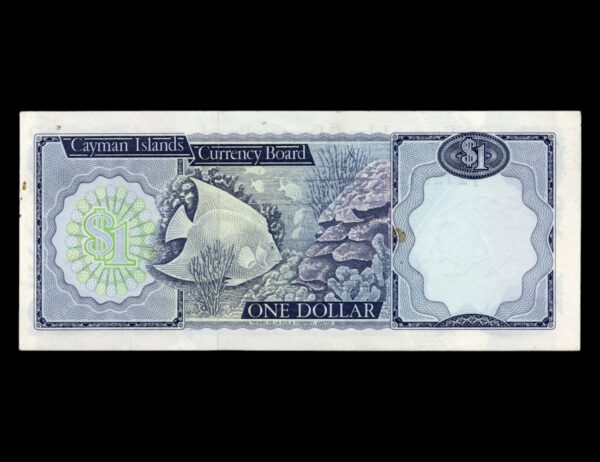 Islas Cayman 1 Dollar 1971 P#1 - Imagen 2