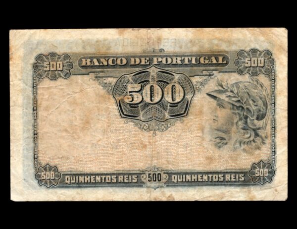 Portugal 500 Reis 1910 P#105 - Imagen 2