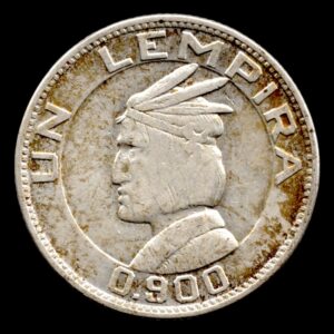 Honduras 1 Lempira 1933 KM# 7