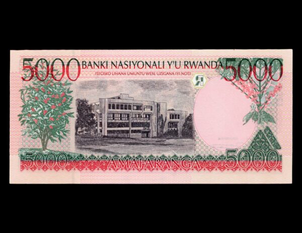 Banco Nacional de Rwanda 5000 Cinq Mille Francs - Imagen 2