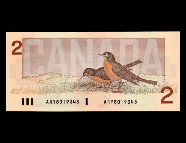 Canada 2 Dollars 1986 P#94 - Imagen 2