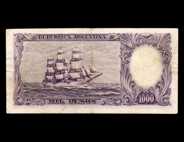 1000 Pesos 1952 Bot#2133 - Imagen 2