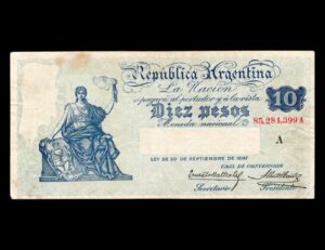 1 Peso 1909 Bot#1532