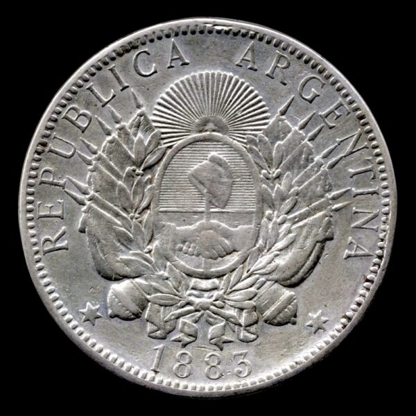 Argentina 1 Peso 1883 - Imagen 2