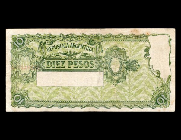 Argentina 10 Pesos 1924 Bot#1623 - Imagen 2