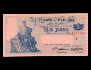 1 Peso 1909 Bot#1532