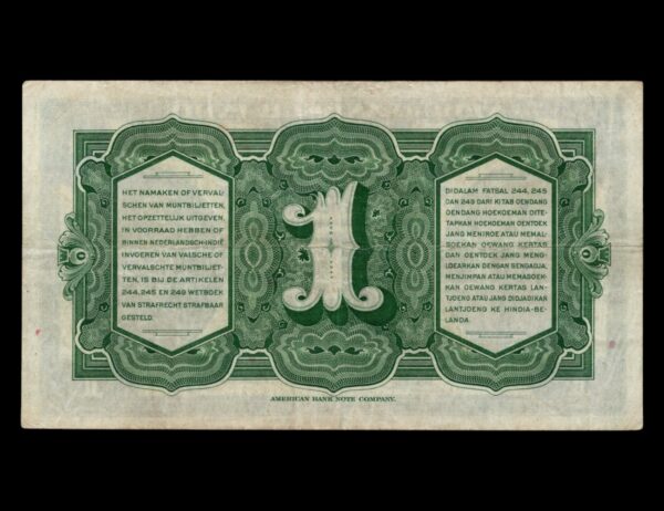 Indias Neerlandesas 1 Gulden 1943 P#111 - Imagen 2
