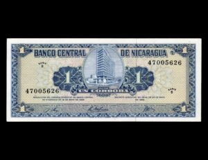 Nicaragua 1 Cordoba 1968 P#115a