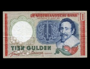 Paises Bajos 10 Gulden 1953 P#85