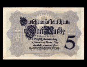 Darlehnskassenschein 5 mark