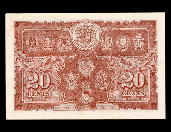 Malasia 20 Cents P#9 - Imagen 2