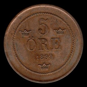 Suecia 5 Ore 1899