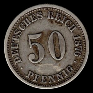 Alemania 50 Pfennig 1876
