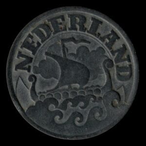 Paises Bajos 25 Cents 1941 Ocupacion