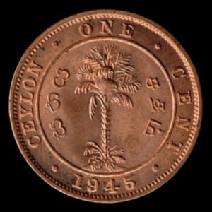 Ceylan 1 centavo 1945