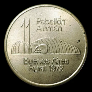 Argentina Medalla Pabellon Aleman 1972