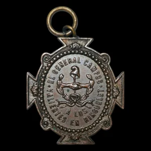 Argentina Medalla Alzamiento Radical A los Valientes en Rienguelet 1893