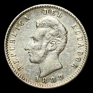 Ecuador 2 Decimos 1889