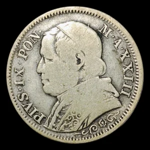 Vaticano 1 lira 1868