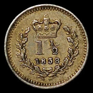 Reino Unido 1 1/2 Half Pence 1838