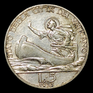 Vaticano 5 Liras 1931